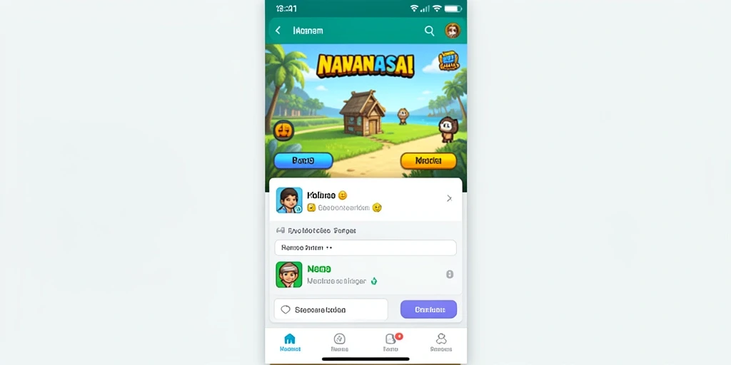 bima11 - Tangkapan layar menunjukkan antarmuka menu permainan yang intuitif.